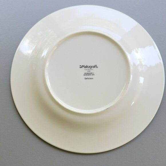 Pfaltzgraff Delicious Dinner Plate Red Apples & Floral Fall Autumn Farmhouse - Picture 8 of 11